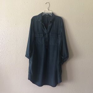 Massimo Dutti LyoCell Button Up Dress